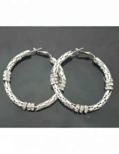 PAR DE AROS ARGOLLAS CON...