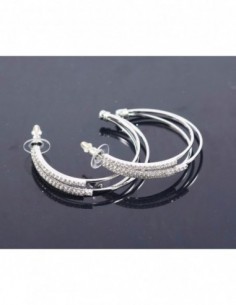 PAR DE AROS ARGOLLAS CON...