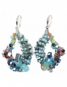 PAR DE AROS OVALO CON...