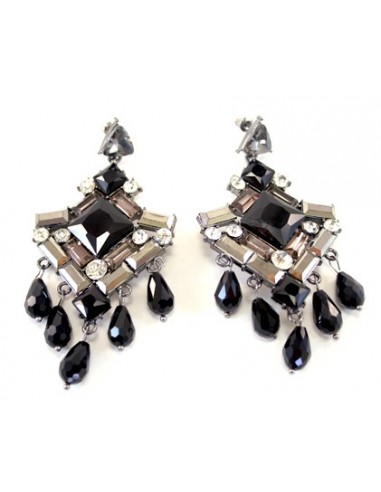 PENDIENTES GOTAS CON CRISTALES