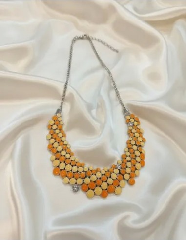 Collar Media Luna Metal Amarillo...