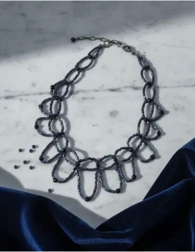 Collar Gargantilla De Canutillos Con...