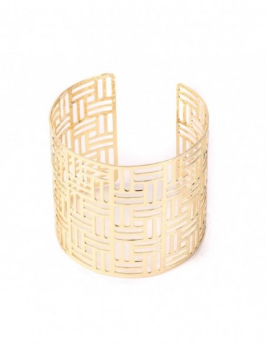 BRAZALETE METAL CALADO