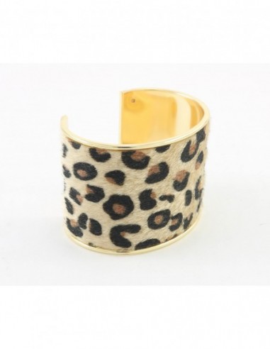 BRAZALETE METAL CON APLIQUE ATIGRADO
