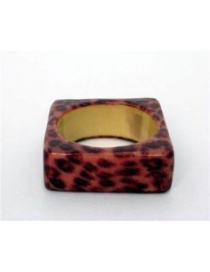 PULSERA MADERA LEOPARDO