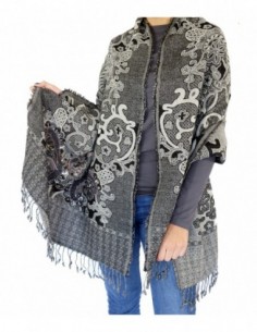 PASHMINA PURA LANA BORDADA