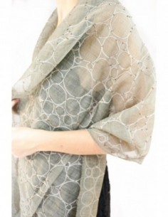 CHAL BORDADO CIRCULOS