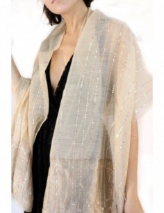 CHAL ORGANZA BORDADO CON...