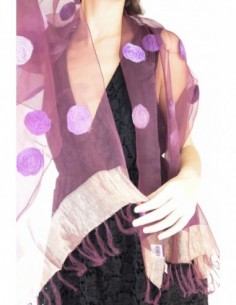 CHAL ORGANZA BORDADO