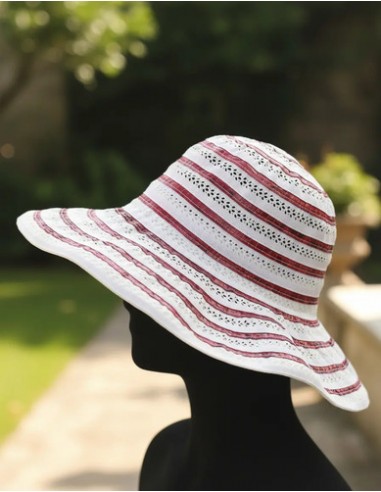 Sombrero Ala Ancha Con Cintas...