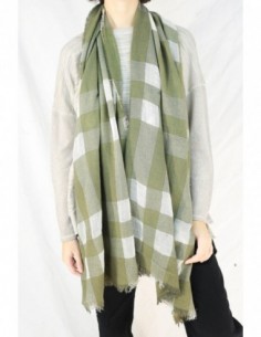 PASHMINA ITALIANA A CUADROS