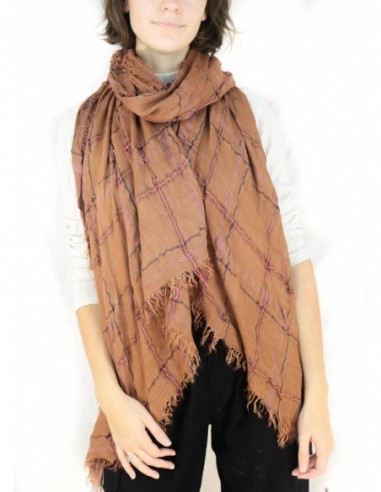 PASHMINA ITALIANA A CUADROS