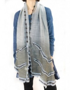CHAL LANA BORDADO ESFUMADO