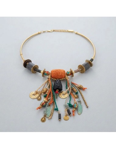 Collar Redondo Artesanal Hilo...