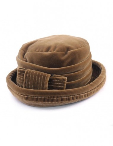 SOMBRERO ITALIANO TERCIOPELO CON MOÑO
