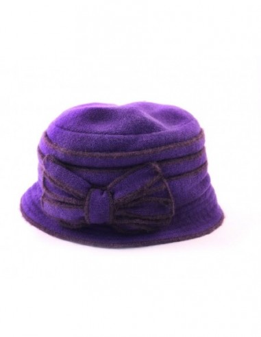 SOMBRERO ITALIANO PLIZADO CON MOÑO