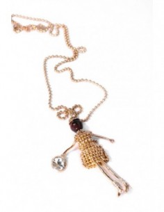 COLLAR DAMA VESTIDO CON MALLA