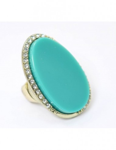 ANILLO EXTENSIBLE OVAL CON STRASS