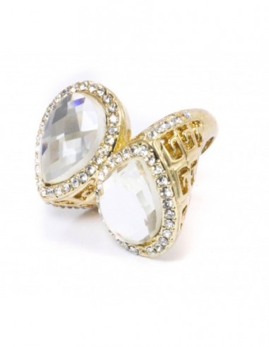 ANILLO 2 GOTAS CON STRASES