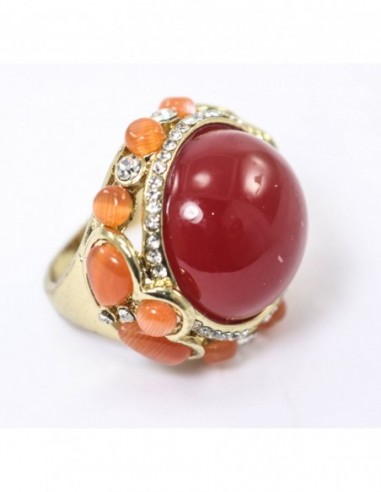 ANILLO PIEDRAS Y STRASS