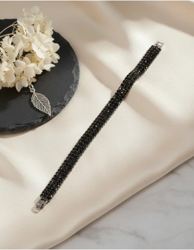 Pulsera Larga Cinta Con Strass 4...