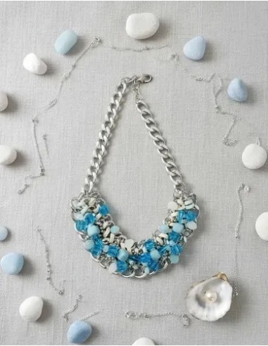 Collar Cadena Con Cristales...