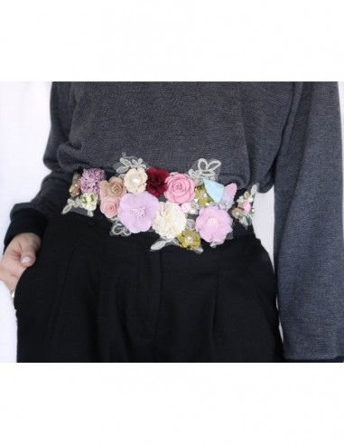 FAJA EXTENSIBLE ARREGLO FLORCITAS