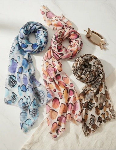 Pashmina Chal Puro Lino Italiano...