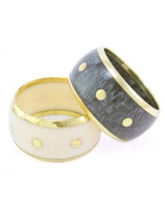 BRAZALETE CIRCULOS DORADOS