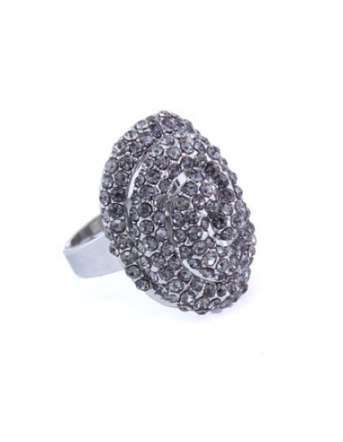 ANILLO ENTRELAZADO CON STRASS