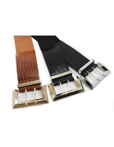 CINTO ANCHO EXTENSIBLE DOBLE HEBILLA