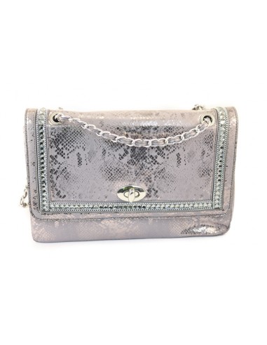 CARTERA SIMIL REPTIL CON STRASS