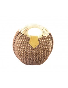 CARTERA SEMI OVAL TEJIDA