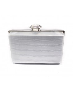 CLUTCH OPACO CIERRE STRASS