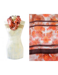 CHALINA PLIZADA ESTAMPADA...