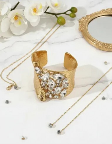 Pulsera Brazalete Metalica Para Mujer...