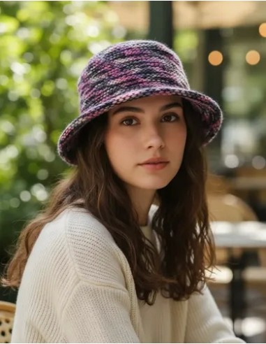 Sombrero Fedora Tejido Italiano...