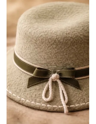 Sombrero Italiano Verde Lana Abrigado...
