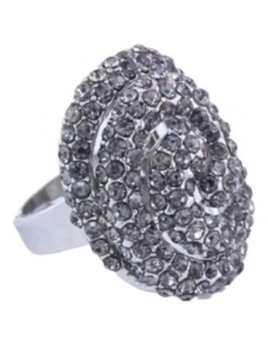 Anillo Entrelazado Con Strass...