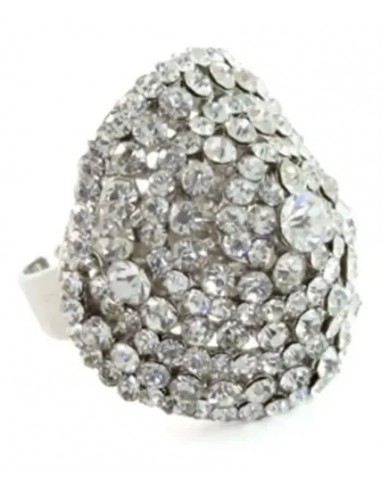 Anillo Cabullon Con Strass Regulable...