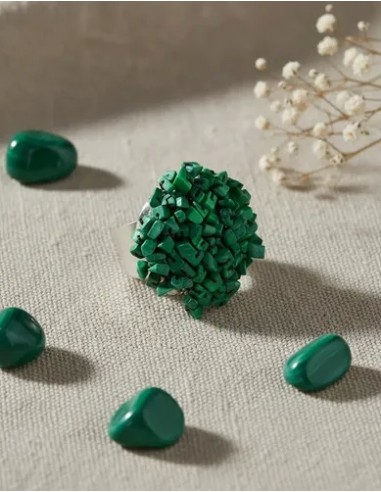 Anillo Piedritas Verdes Importados...