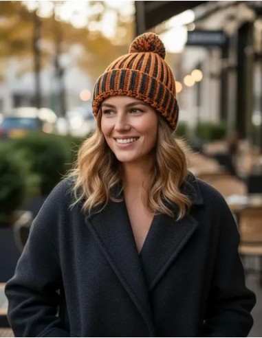 Gorro Invierno Tejido Pompon Italiano...
