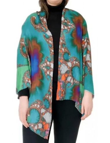 Pashmina Chal Abrigadas Floreada...