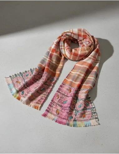 Pashmina Bordadas Multicolor A...