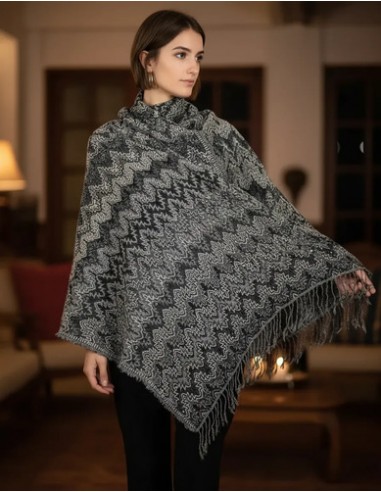 Pashmina Bufandon Lana Bordada...