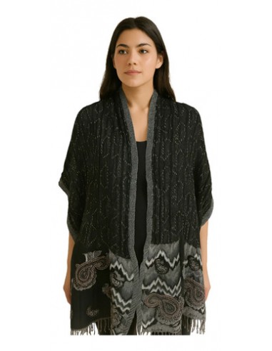 Pashmina Bufandon Bordada Plizada...