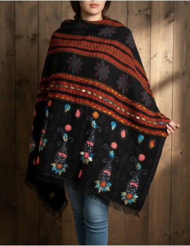Pashmina Bordada Guarda Bulgara...