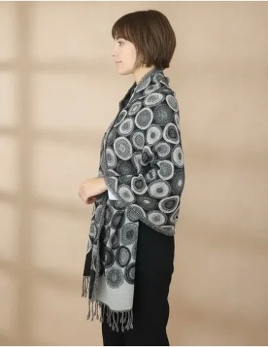 Pashmina Reversible Circulos Pura...
