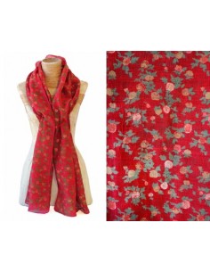 CHAL ROJO LANA 50% SEDA...