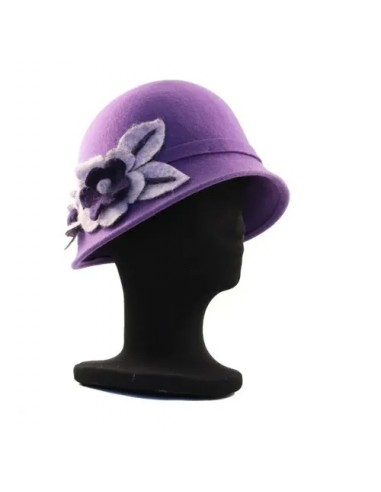 Sombrero Flor Petalos Cloche Pura...